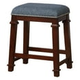 thumbnail image 2 of Linon Kyley Tweed Counter Stool, 25 inch Seat Height, Multiple Colors, 2 of 4