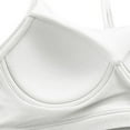 thumbnail image 5 of KHONTS Y Back Sports Bras for Women Light Support Racerback Yoga Bralettes White XL, 5 of 5