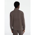 thumbnail image 3 of Athletic Works Men's Scuba Knit Quarter Zip Sweatshirt, Sizes S-3XL, 3 of 5