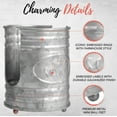 thumbnail image 2 of Autumn Alley Farmhouse Galvanized Sponge Holder for Home Countertop Sink – Rustic Kitchen Decor, 2 of 9