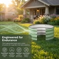 thumbnail image 5 of Galvanized Raised Garden Bed 2pcs, Round Metal Raised Garden Bed Outdoor Planter Box with Open Bottom, Rust-Resistant Steel Garden Bed for Vegetables Herbs Flowers, Easy Assembly, 5 of 9