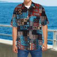 thumbnail image 2 of Siilsaa Mens Big and Tall Shirts Men's Western Cowboy Short Sleeve Pearl Snap Casual Button Down Up Work Shirts(Light Pink,3XL), 2 of 5