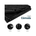 thumbnail image 4 of Cobija Individual Lisa Bluelander, 2 piezas, Negro, 4 of 5