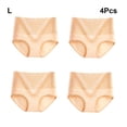 thumbnail image 3 of Minnieouse Ropa interior de algodón, lencería moldeadora de cuerpo, calzoncillos sin rastro, bragas sexis sin costuras, calzoncillos femeninos Ropa interior Albaricoque L, 3 of 6