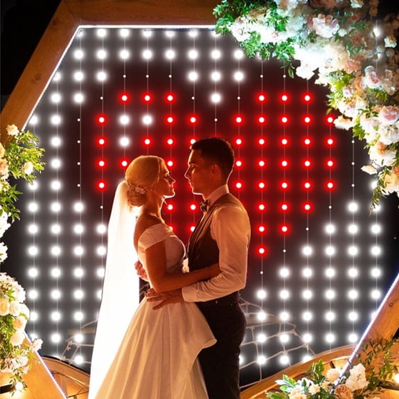 LED Curtain Lights with APP & Remote, 3x3M RGB Smart USB Fairy Lights, 400 LEDs Music Sync Color Changing String Lights for Bedroom, Party, Wedding Decor