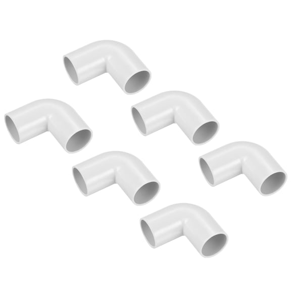 Uxcell 6Pcs Conduit Coupler 90 Degree Elbow Fittings 20mm Change Direction Pipes