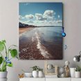 thumbnail image 4 of Coastal Beach Scene Canvas Print, Landscape Wall Art for Living Room Bedroom Office Hallway Cafe Home Decor, 4 of 8