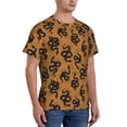 thumbnail image 2 of Bixox Men's Snake Printed Short Sleeve Skinny Athletic T-Shirt, 2 of 6