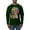 Forest Green, variant on Dean Russo Sweet Poodle Dog Lover Mens Long Sleeve Shirt, Forest Green, XX-Large