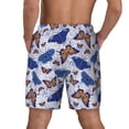 thumbnail image 4 of Uemuo Butterflies1 Pattern Mens Swim Trunks Quick Dry Board Shorts with Mesh Lining, Stretch Beach Shorts Quick Dry No-Chafing Board Shorts-Large, 4 of 9