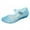 Blue, variant on ZMHEGW Kids Shoes Princess Sandals Wedge Party Girls Jelly Dance Shoes For Toddler