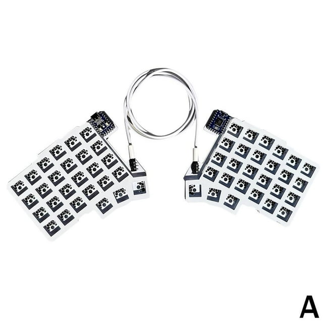 For Silakka54 Split Keyboard Two-Hand Split Ergonomic Qmk Split Hot-Swappable Vial Left-Hand And Right-Hand Keyboard