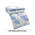 thumbnail image 3 of Cinvoph Cooling Comforter Breathable Decorative Floral Print Blanket Soft Skin Friendly Summer Bedding for Adult, 59"x79", 3 of 6