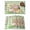 Green, variant on Happy Easter Placemats Set of 4, Spring Easter Eggs Bunny Floral Blue Wood Placemats for Dining Table, Place Mats for Kitchen Tabletop, Waterproof Wipeable Dining Table Mats Set