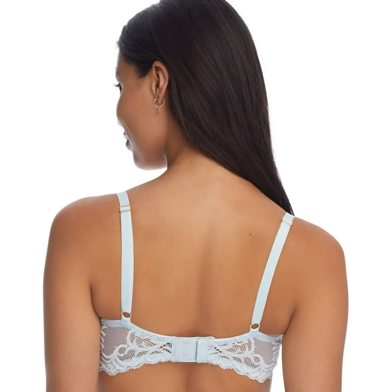 White Lycra strapless brassiere with Chantilly lace - ONLINE EXCLUSIVE