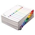 thumbnail image 2 of Cardinal QuickStep OneStep Bulk Index System, Title: 1-8, Letter, Multicolor, 24 Sets/Box, 2 of 3