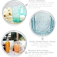 thumbnail image 4 of Bormioli Rocco Romantic Set Of 6 Tumbler Glasses, 11.5 Oz. Colored Crystal Glass, Light Blue, Made In Italy, 4 of 7