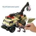 thumbnail image 4 of Jurassic World Dominion Capture and Crush Truck with Velociraptor Action Figure Toys, 4 of 7