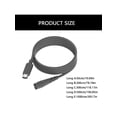 thumbnail image 3 of PD100W USB Type C Male to DC5521 5.5x2.1mm Female Power Extension Cable for Laptops and Mobile Devices Power Supply, 3 of 11