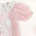 thumbnail image 5 of Ymyiu Baby Girl Romper Dress Romper Baby Boy Girl Romper T-Shirt Romper Infant Top 6 12 Months (Pink,6-12 Months), 5 of 6