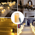 thumbnail image 2 of 3 velas LED, velas parpadeantes sin llama, velas recargables, velas de cera real con control remoto, 12,5 cm A, 2 of 6