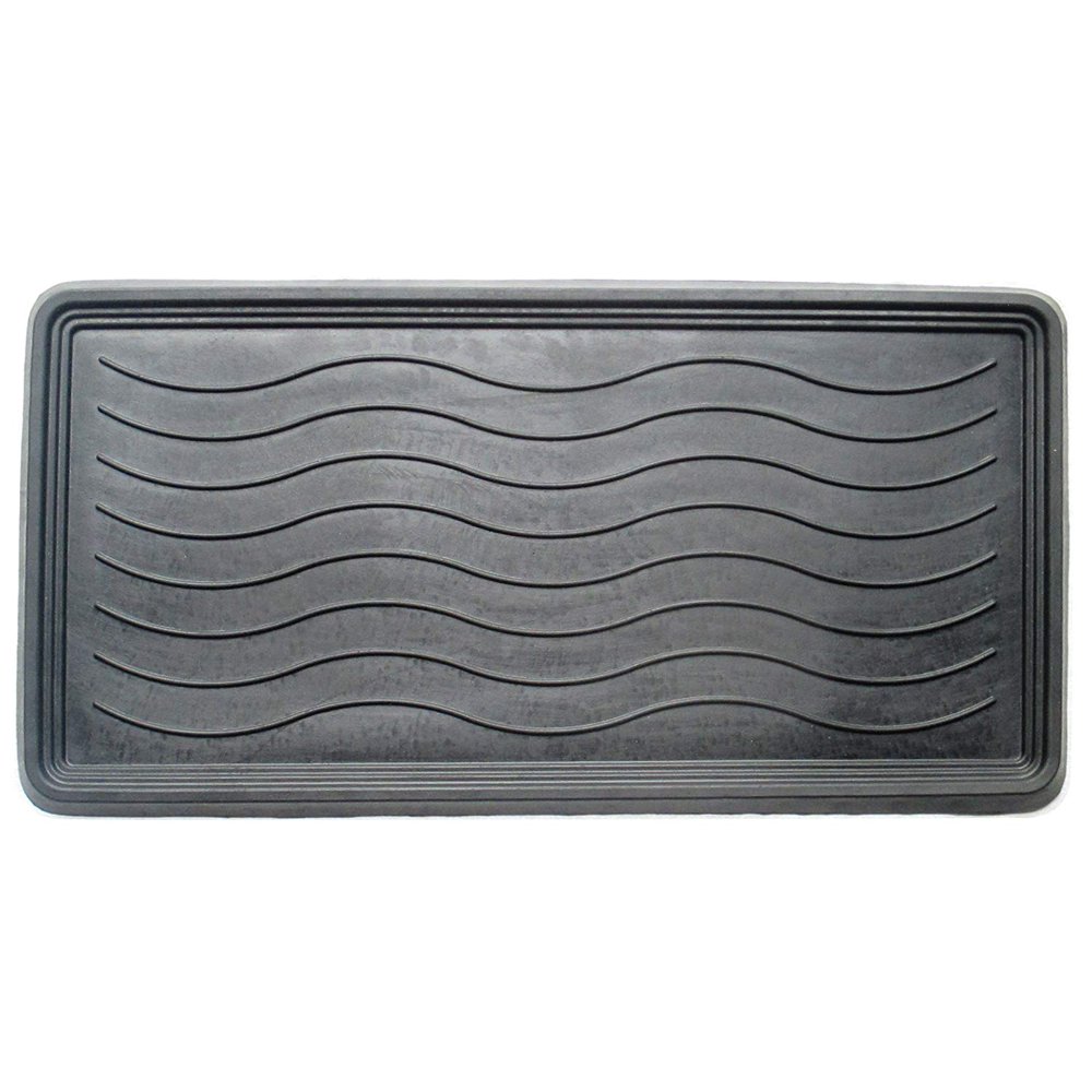A1HC Heavy Duty Flexible 16 In. X 31 In. 100 Rubber Boot Tray Mat