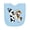 AE-Light Blue, variant on Inktastic I'm One-cowboy Riding Horse Birthday Newborn Bib