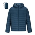 thumbnail image 3 of BUIGTTKLOP Mens Puffer Jacket with Hood Packable Lightweight Winter Warm Coat Quilted Windproof Jackets Outwear Withpockets, 3 of 5