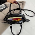 thumbnail image 4 of Women Novelty Candy Shaped Polka Dot Handbag, Glossy Faux Leather Mini Crossbody Purse With Dual Carrying Straps, Cute Unique Shoulder Bag For Party Daily Street Outfit Multiple Sweet Colors, 4 of 6