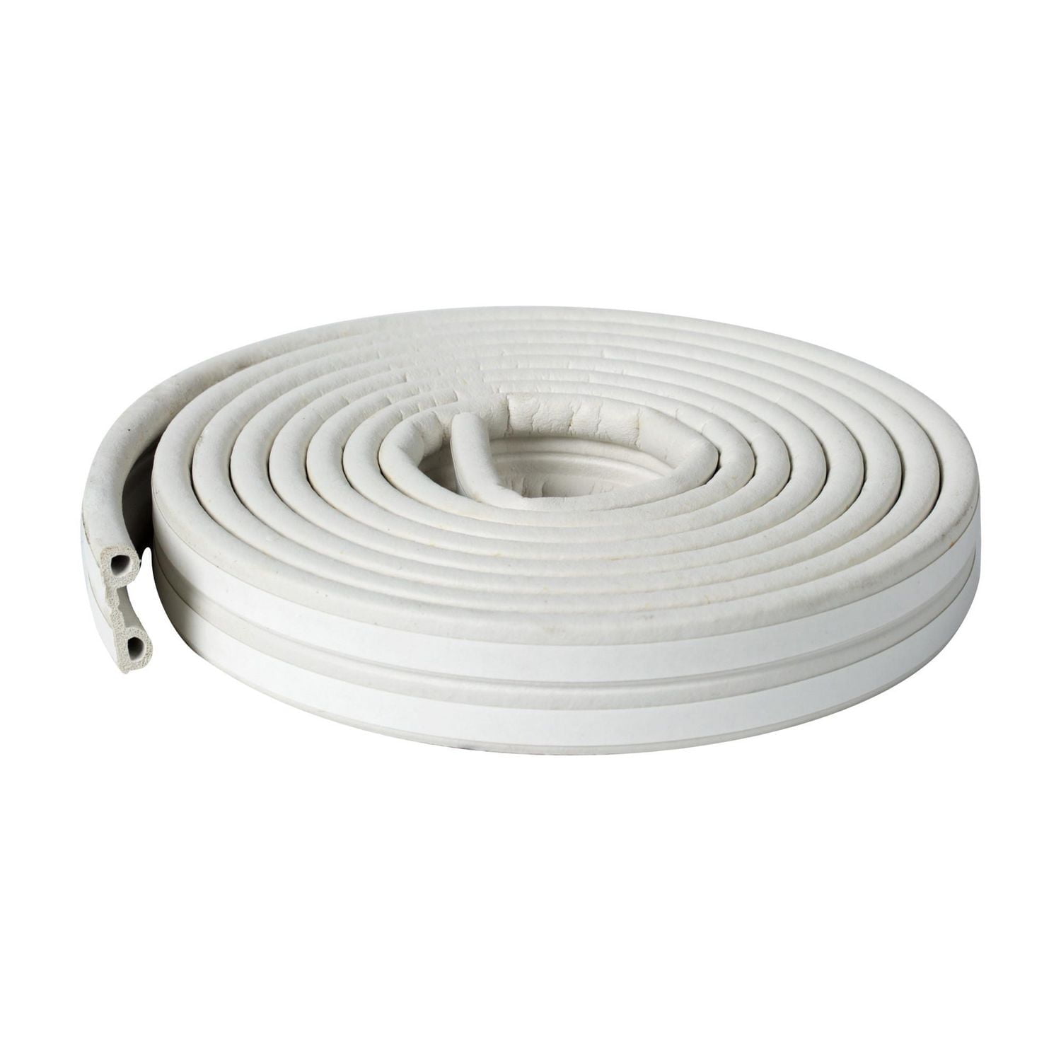 Duck Brand Heavy-Duty Medium Gap White Weatherstrip Seal, 3/8 in. x 17 ft., 3/8 in. x 17 ft.