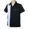 thumbnail image 2 of Vintage Retro Panels Hipster Bowling Shirts For Men, 2 of 5
