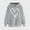 Gray, variant on Idoravan Valentines Day Couple Gifts, Women's Hooded Sweatshirt, Women's Print Winter Hoodie Pullover Tops Long Sleeved Comfortable Sweatshirt Black XXL