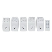 Wireless Remote Control Electrical Outlet Switch Plug On Off Light Power Kit 1200W US Plug 120V