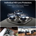thumbnail image 4 of Protector de Pantalla ESR para iPhone 15 Pro Max con 3 Protectores de Pantalla + 2 Protectores de Lente, 4 of 9