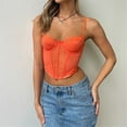 thumbnail image 4 of Huhudde Women's Lace Camisole Shapewear Top Soft Polyester and Flattering Fit Sleeveless Tops Comfortable Shaping Tanks Tops, 4 of 20