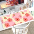 thumbnail image 2 of Pink Gaming Mouse Pad - Large Mouse Pad XL, Waterproof Large Extended Mouse Pad, Washable Mouse Pad with Non-Slip Rubber Base for Women Office Decor, Home Desk Accessories, 31.5 X 11.8 Inch, 2 of 6