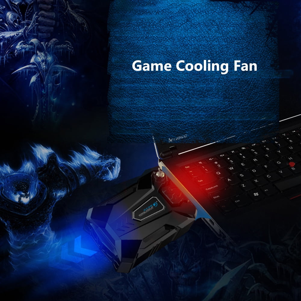 COOLCOLD K27 Portable Notebook Laptop Cooler USB Air Extracting Cooling Vacuum Fan Radiator