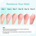 thumbnail image 6 of Gellen 15ml Nail Strengthener, Air Dry Clear Finish Nail Growth Strengthener for Thin Weak and Damaged Nails Repair Solution with Protein Keratin Calcium Nourish Nail Care Treatment, Unscented, 6 of 11