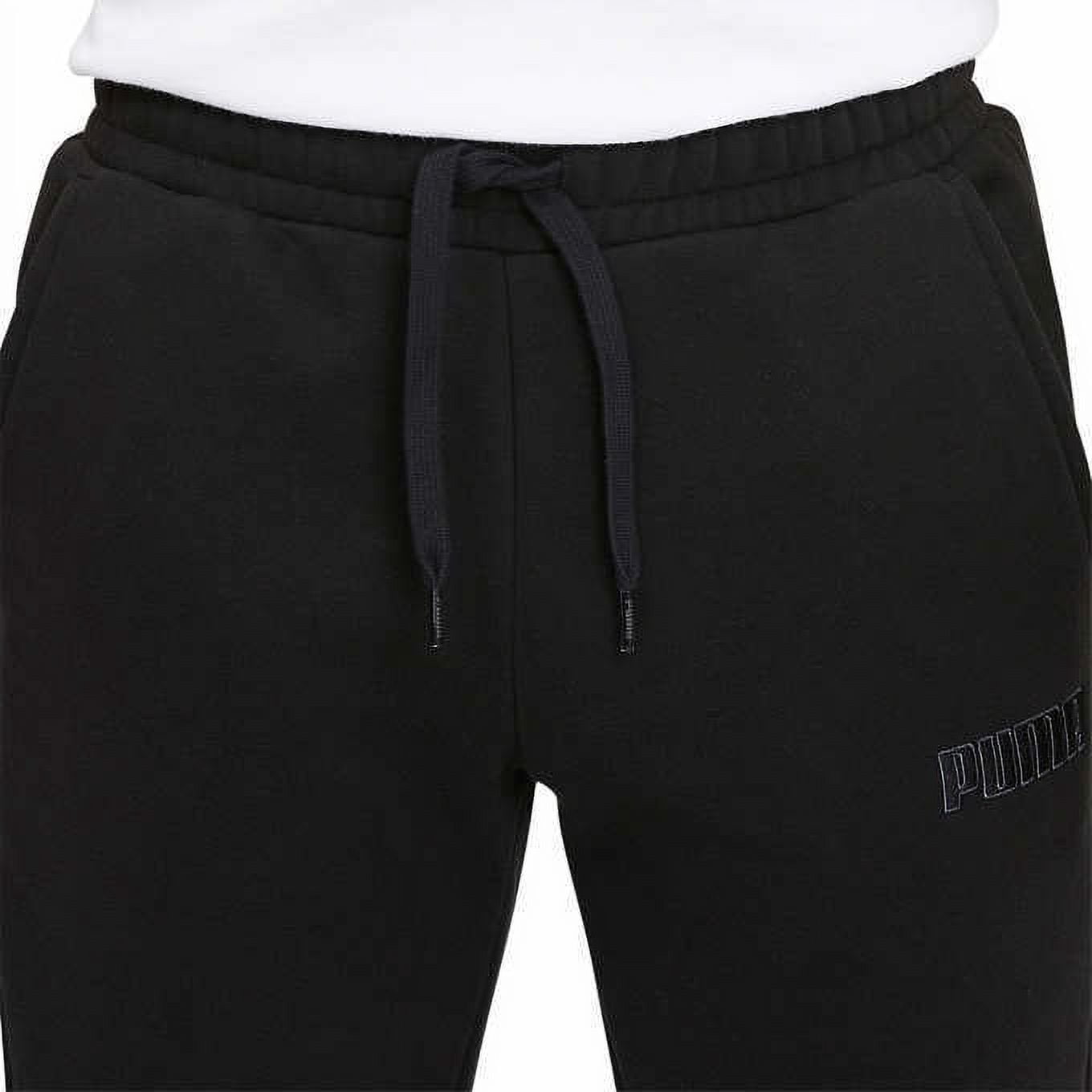 PUMA Men's Essentials Embossed Logo Fleece Jogger Sweatpants