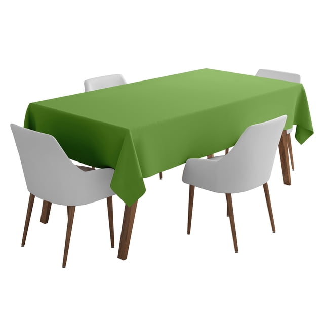 Vargottam Indoor/OutdoorTablecloth58 x 58" InchSquareTablecloth Waterproof PatioTableCloths, Spring/SummerTableCoversfor Backyard CircularTable/BBQs/Picnic -Pear Green