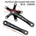 thumbnail image 4 of Ultralight Hollow 130BCD 50-58t crankset Chainring bicycle 170mm crank, 4 of 8