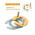 thumbnail image 2 of Autres Accessoires de Robinet Kit de Fixation de Robinet, Kit de Fixation de Robinet Accessoires de Robinet Outil d'Installation de Robinet, Robinet et Évier Parfaitement Ajustés (Or), 2 of 5