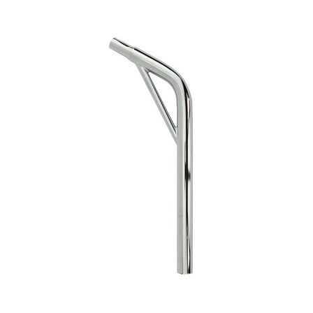 Bike Cro-Mo Seatpost Pilar 27.2 x 400mm W/Support Chrome.