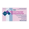 thumbnail image 3 of Rugby Hemorrhoidal Suppositories Reduces Internal Swelling, 12 ct, 6 Pack, 3 of 3