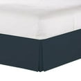 thumbnail image 2 of The Great American Store- Pleated Bed-Skirt Full XL Size – Navy Blue Luxury Double Brushed 100% Microfiber, 12” inch Tailored Drop, 2 of 4