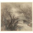 thumbnail image 3 of Wang Gai 16x15 Black Modern Framed Museum Art Print Titled - Album of Landscapes; Leaf 1 (1677), 3 of 5