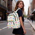 thumbnail image 6 of Pzuqiu Colorful Sea Turtle Print 17 Inch Backpack for Kids Girls Boys, Breathable Padded School Bookbag with Adjustable Strap, Lightweight for Daily Use Travel Camping Ages 5-16, 6 of 7