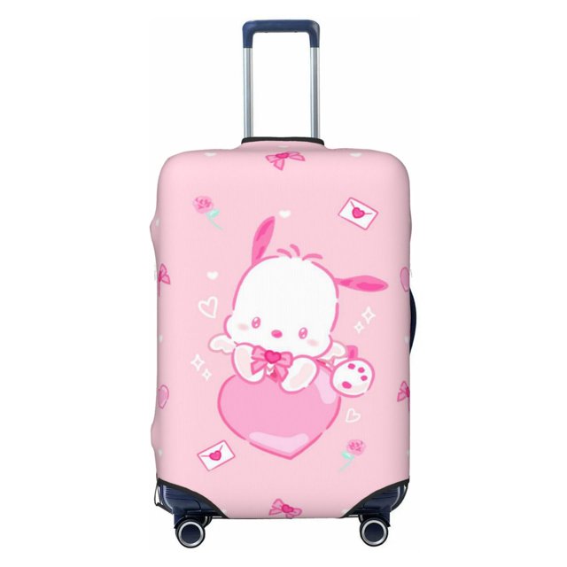 Cute Anime Cartoon Pochacco Travel Suitcase Protective Cover Trunk Case Washable Elastic Luggage Cover Fits Small Suitcase Protector Baggage With Concealed Zipper Gifts