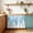 SkyBlue White, variant on Blue Teal Botanical Cabinet Curtain 35"Wx35"L,Dustproof Under Sink Skirt W/ Self Adhesive Tape,Weeping Fall Eucalyptus Leaves Rustic Cabinet Curtain Cover for Kitchen Sink,Bathroom Vanity