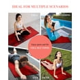 thumbnail image 7 of Red Yoga Towel for Hot Yoga Non Slip, Retro Oil Painting Modern Abstract Art Aesthetics Yoga Mat Towel Absorbent Yoga Sweat Towels Microfiber Hot Yoga Blanket for Bikram Pilates 26"x74", 7 of 7